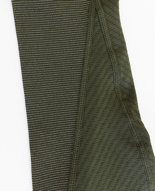 Waist Trimming Legging Army Green - Luxury Fabric