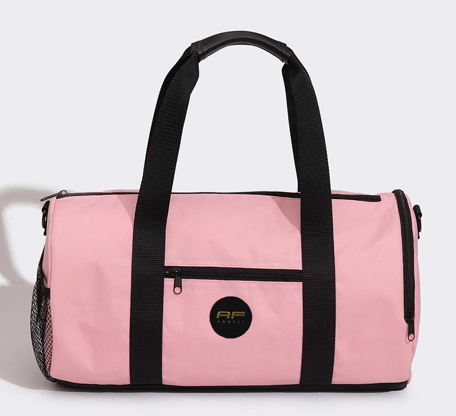 Weekender, Sports, Travel Bag - Pink pastel color