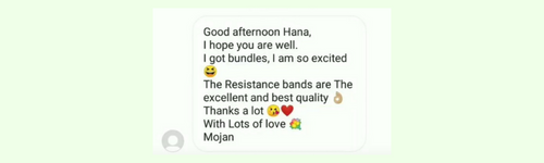 Testimonial hana milly fitness
