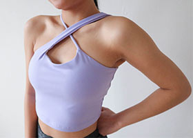 Shoulder Strap Tank, Lavender