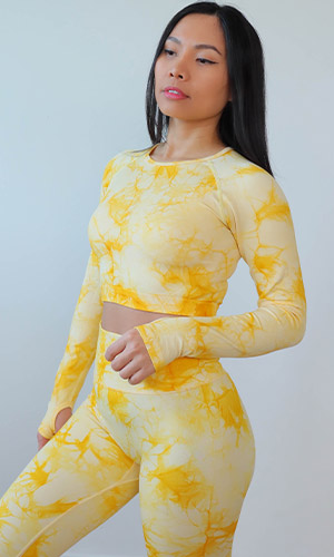 Long Top Yellow Bella Marble 1pc
