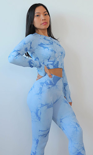 Long Top Blue Bella Marble
